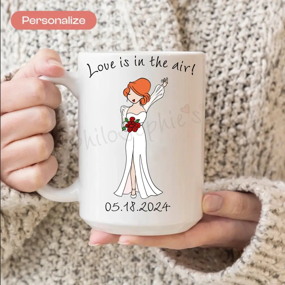 Personalized Ceramic Mug - Bride