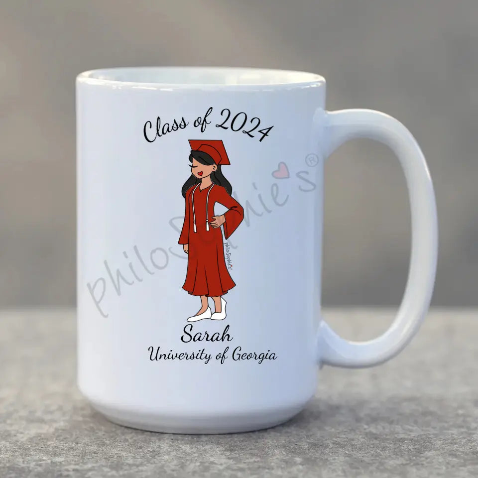 Personalized Ceramic Mug ~ Graduation Congratulations