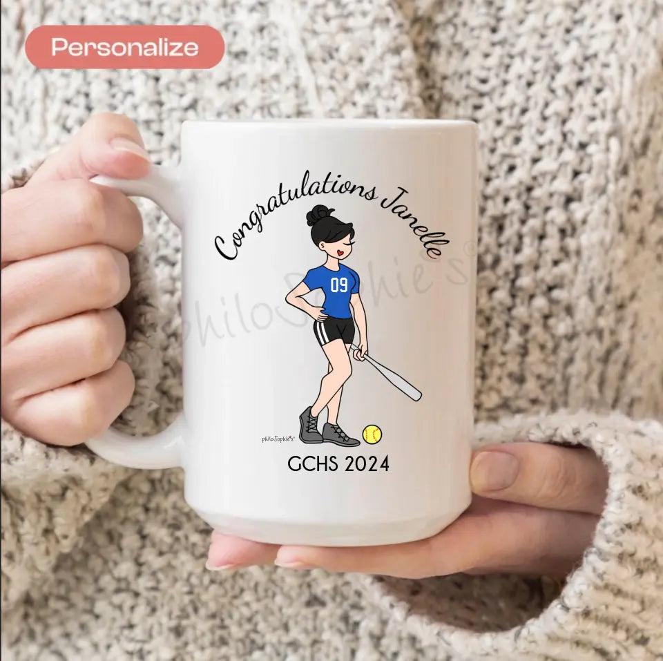 Personalized Ceramic Mug ~ Sports philoSophie's