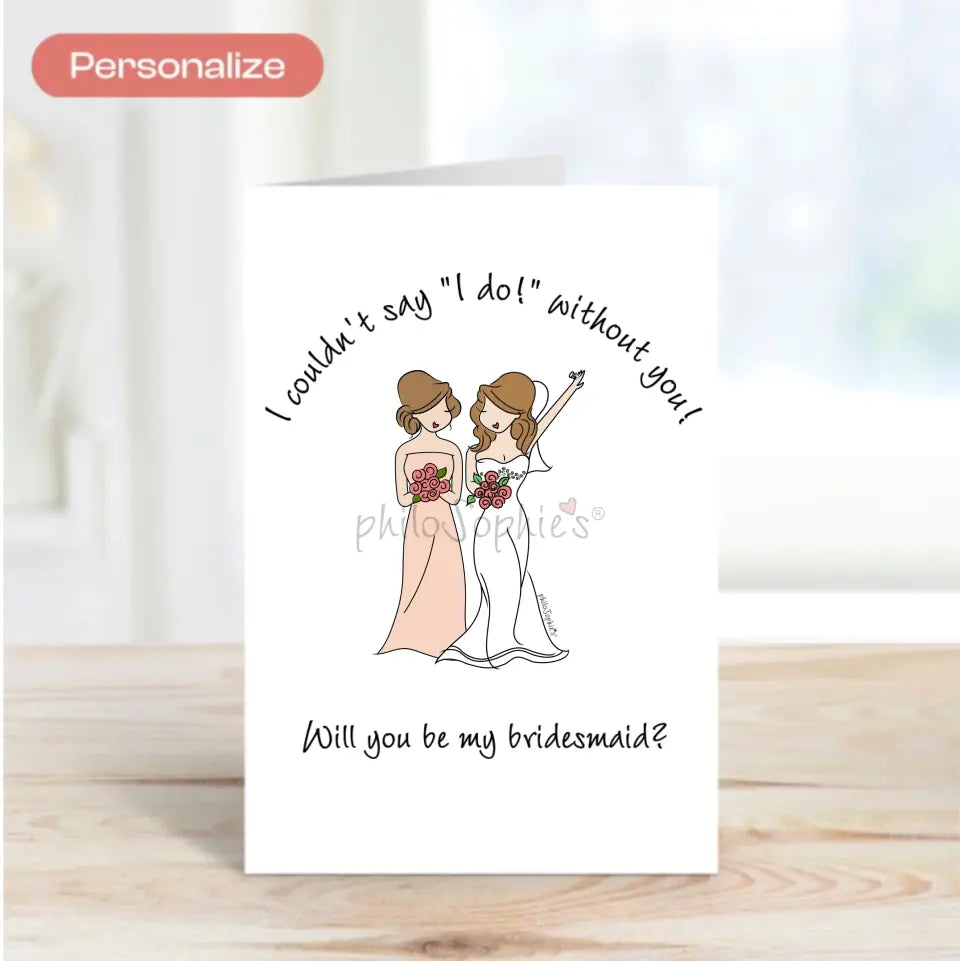 Bridal Party Gift Bundle- Greeting Card, Quick Notes and Tumbler