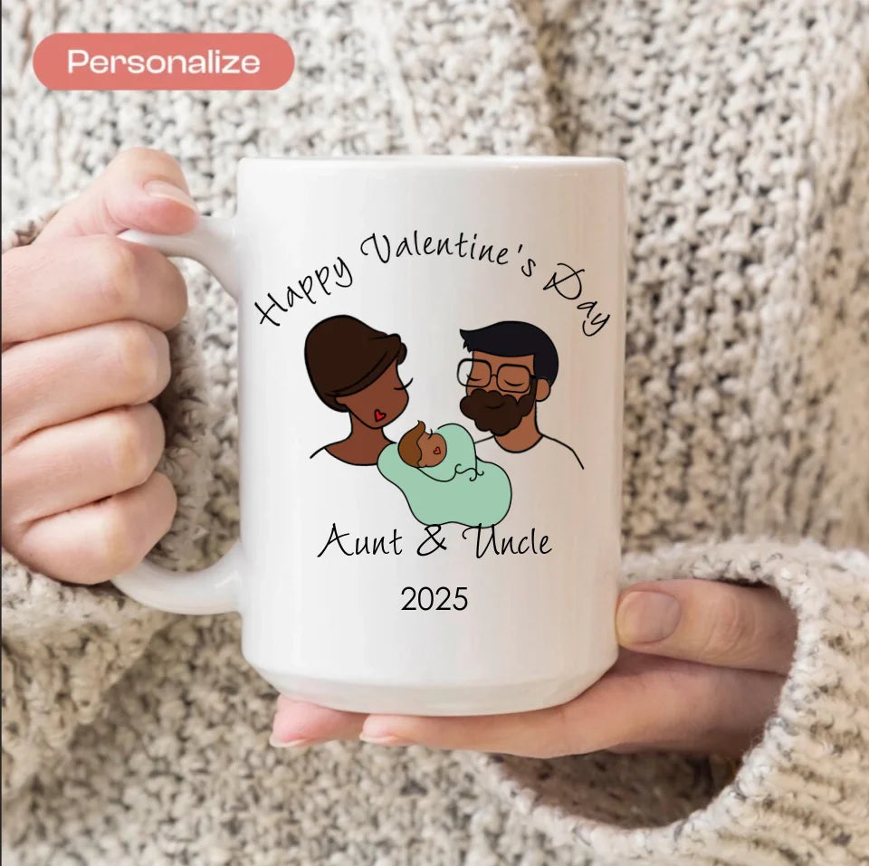 Gift Bundle - Aunt & Uncle Ceramic Mug and Ornament