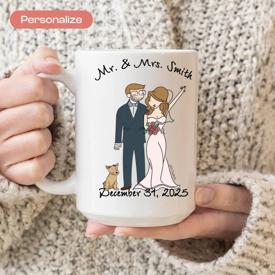 Ceramic Mug - Wedding Couple