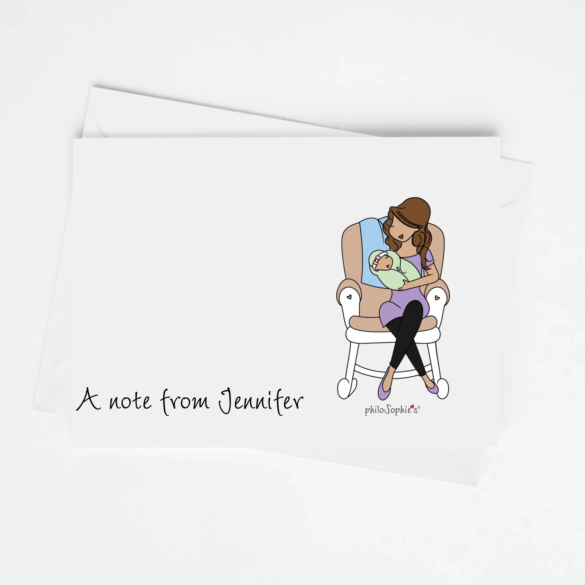 Personalized Notecards | New Baby